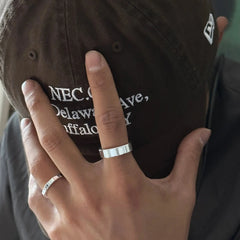 Basic Glossy Metal Ring ArtsKoreanMan