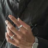 Basic Glossy Metal Ring ArtsKoreanMan