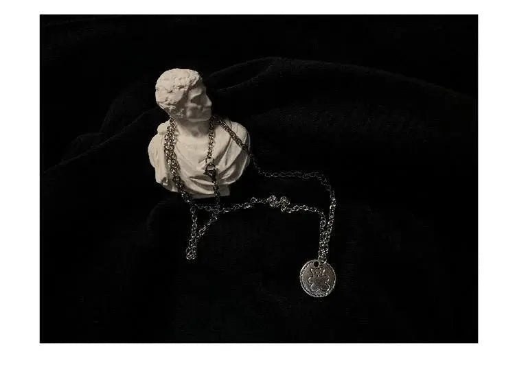 Bear Medal Pendant Necklace ArtsKoreanMan