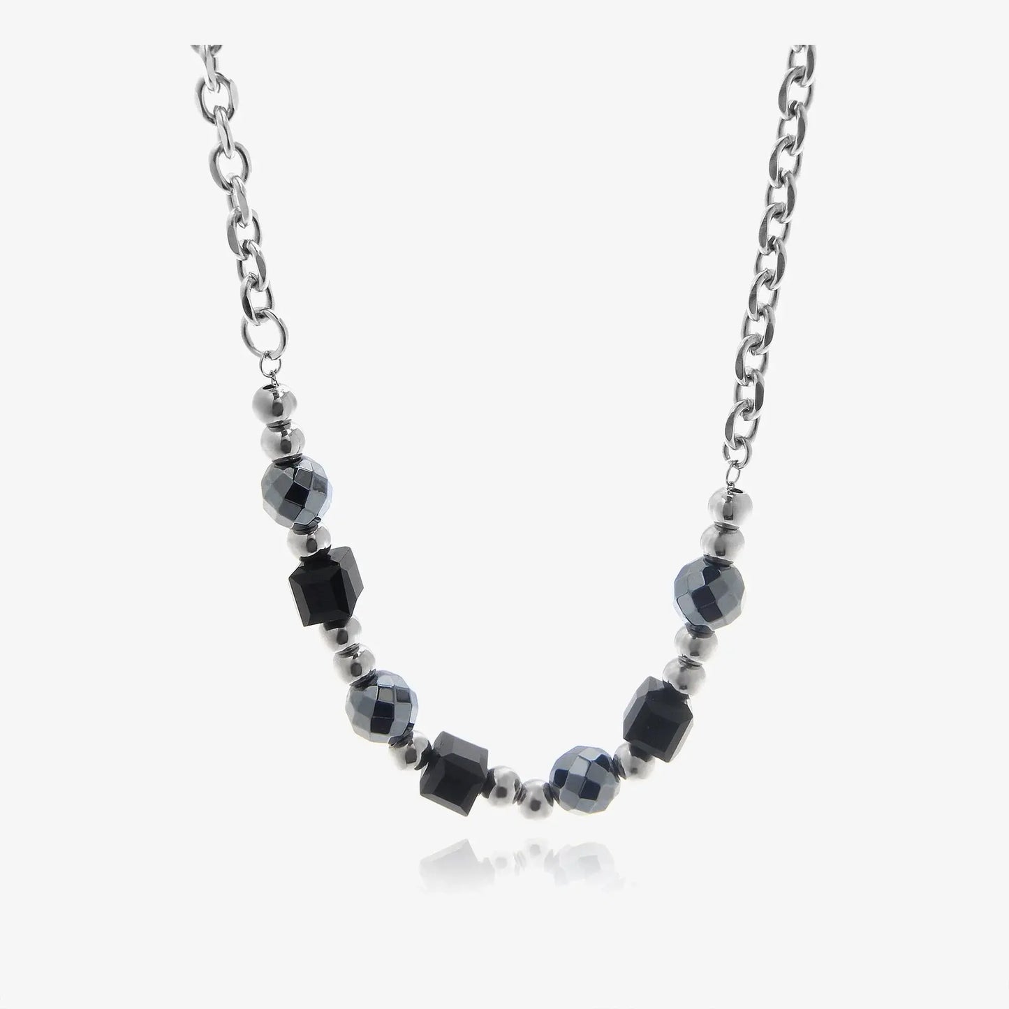 Black Beads Necklace ArtsKoreanMan
