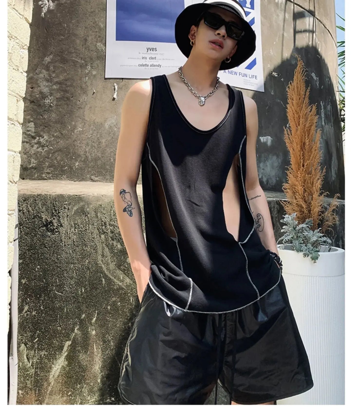 Black Bucket Hat ArtsKoreanMan