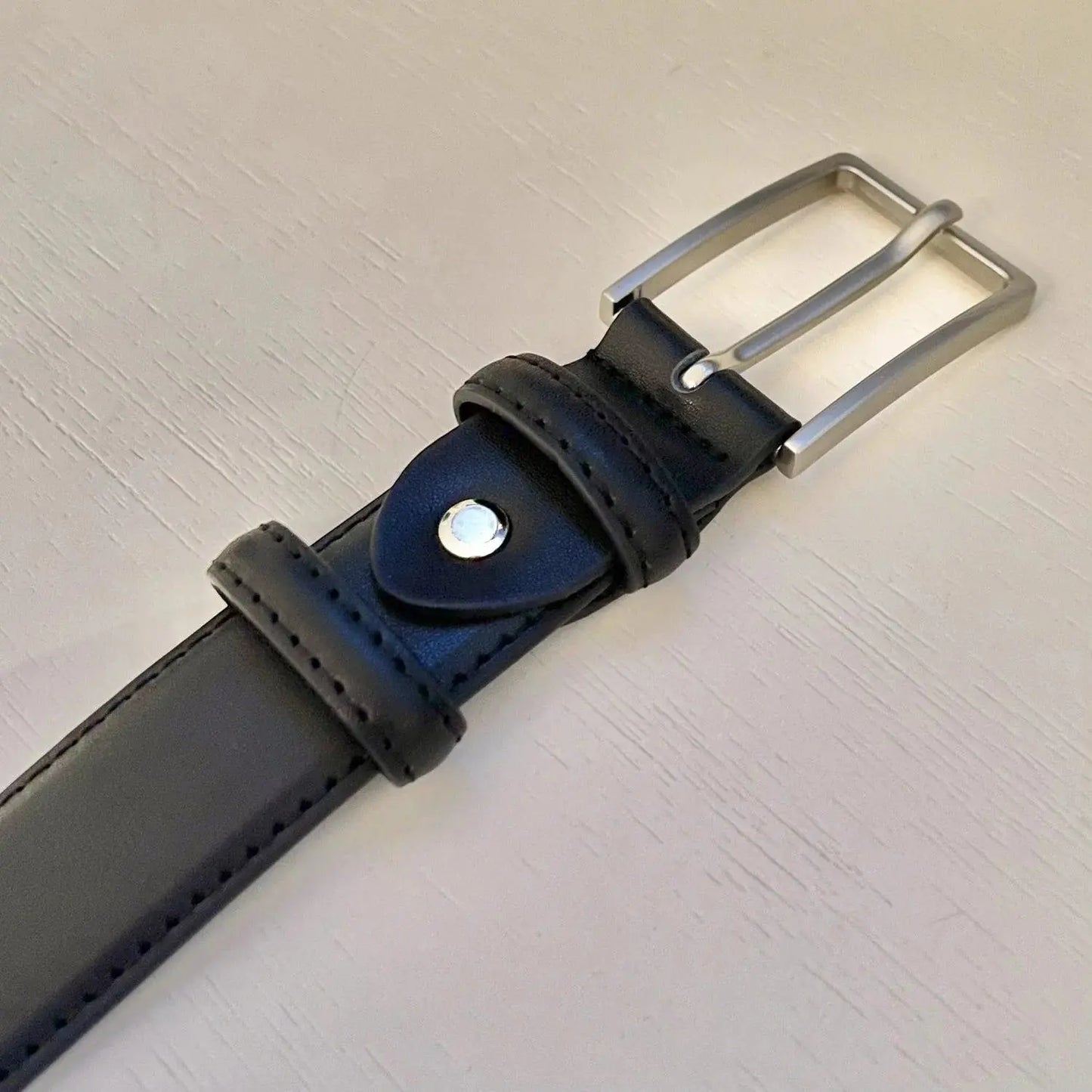 Black Leather Belt ArtsKoreanMan