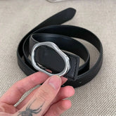 Black Leather Belt ArtsKoreanMan