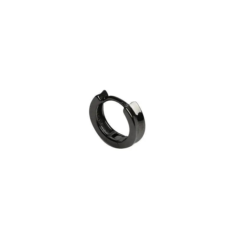 Black Hoop Earrings ArtsKoreanMan