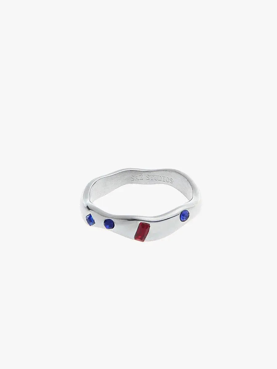 Blue Zircon Ring ArtsKoreanMan