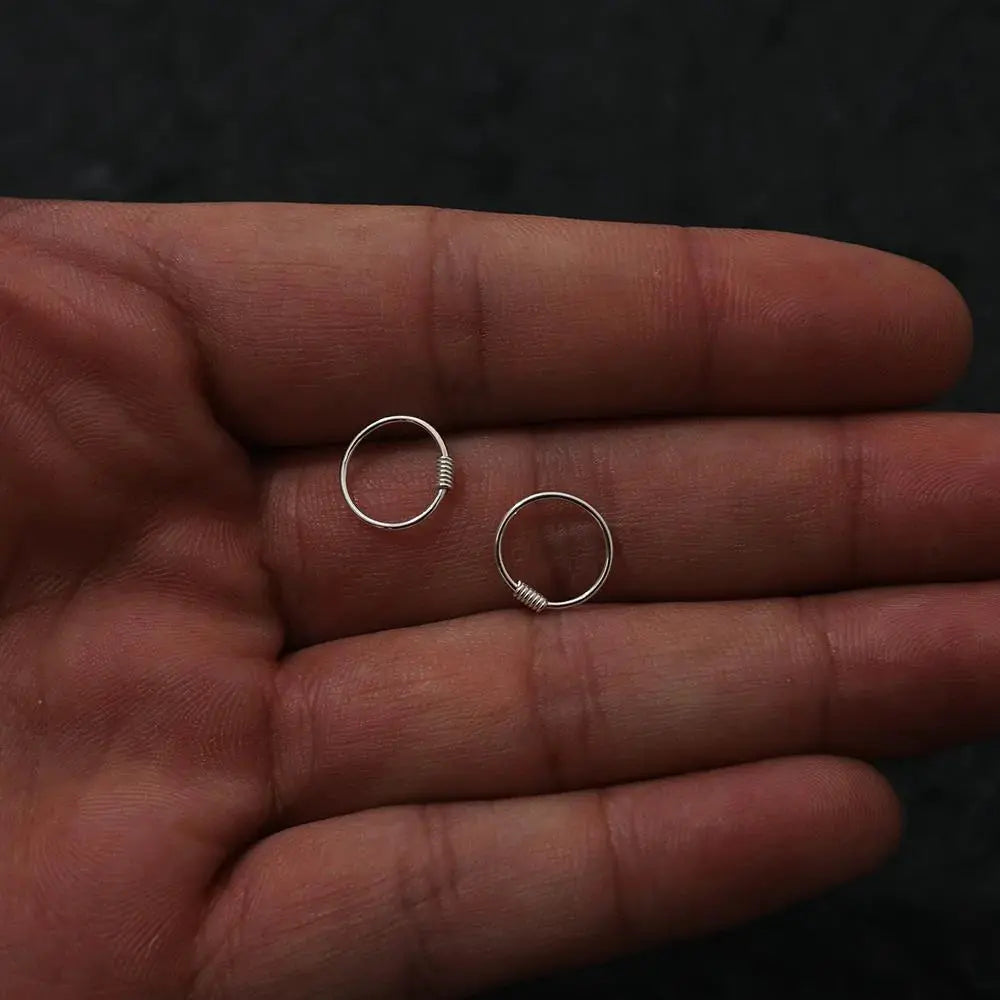 Buckle Circle Earrings ArtsKoreanMan