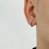 Buckle Design Hoop Earrings ArtsKoreanMan