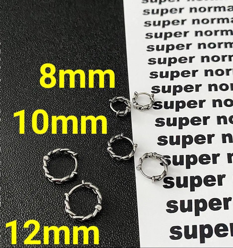 Chain Hoop Earrings ArtsKoreanMan