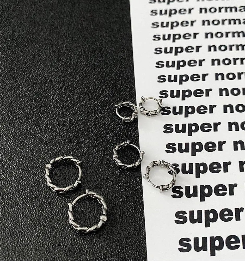 Chain Hoop Earrings ArtsKoreanMan