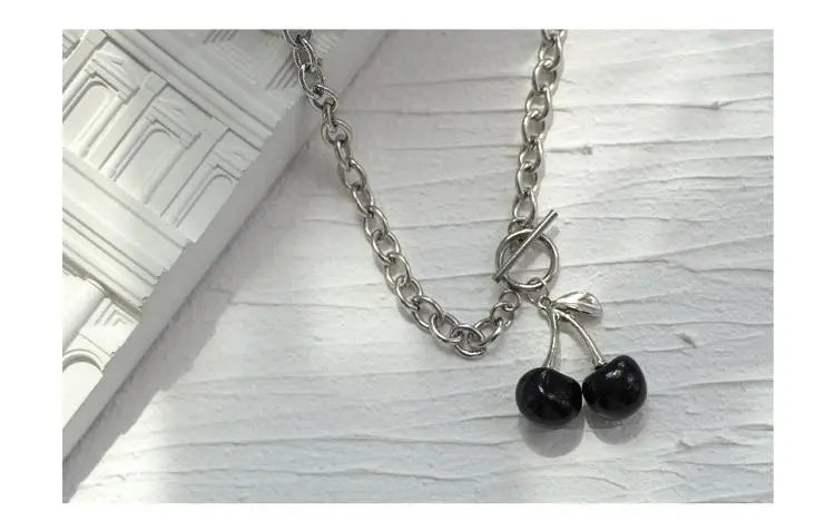 Cherry Pendant Necklace ArtsKoreanMan
