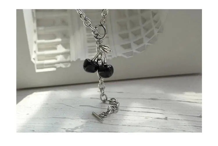 Cherry Pendant Necklace ArtsKoreanMan