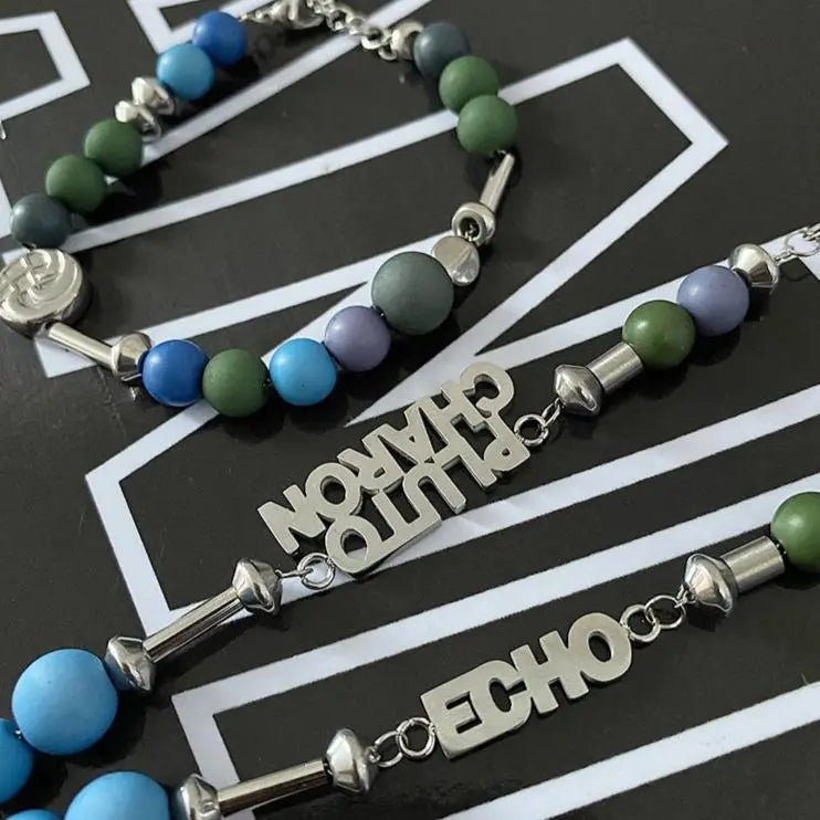 Color Beaded Stitching Necklace ArtsKoreanMan