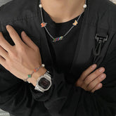 Color Stitching Necklace & Bracelet ArtsKoreanMan