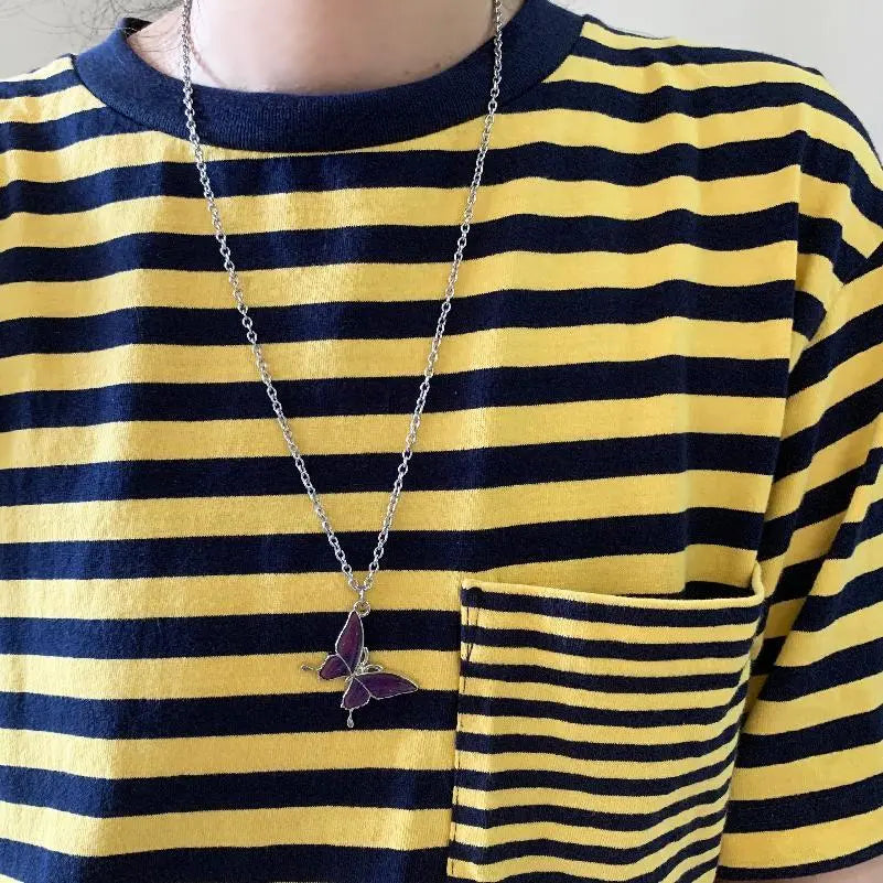 Color-Changing Butterfly Necklace ArtsKoreanMan