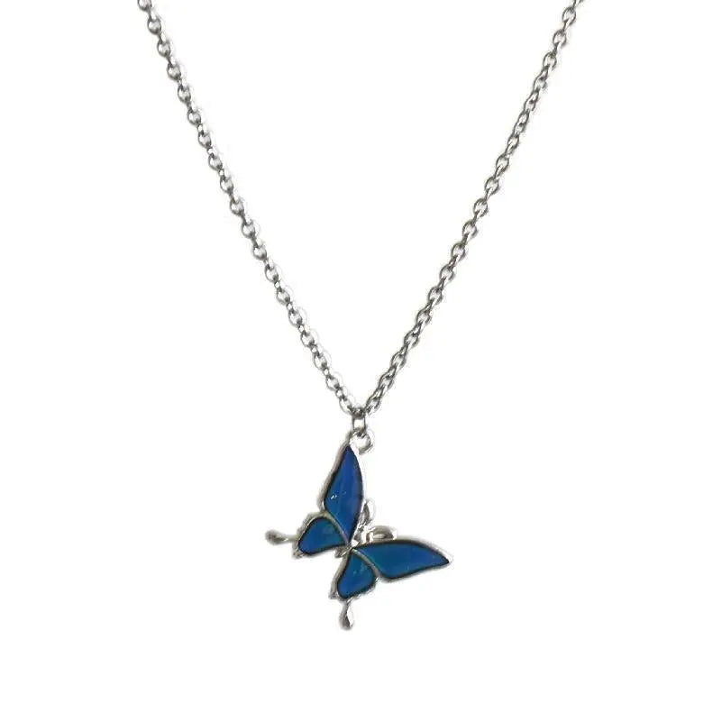 Color-Changing Butterfly Necklace ArtsKoreanMan