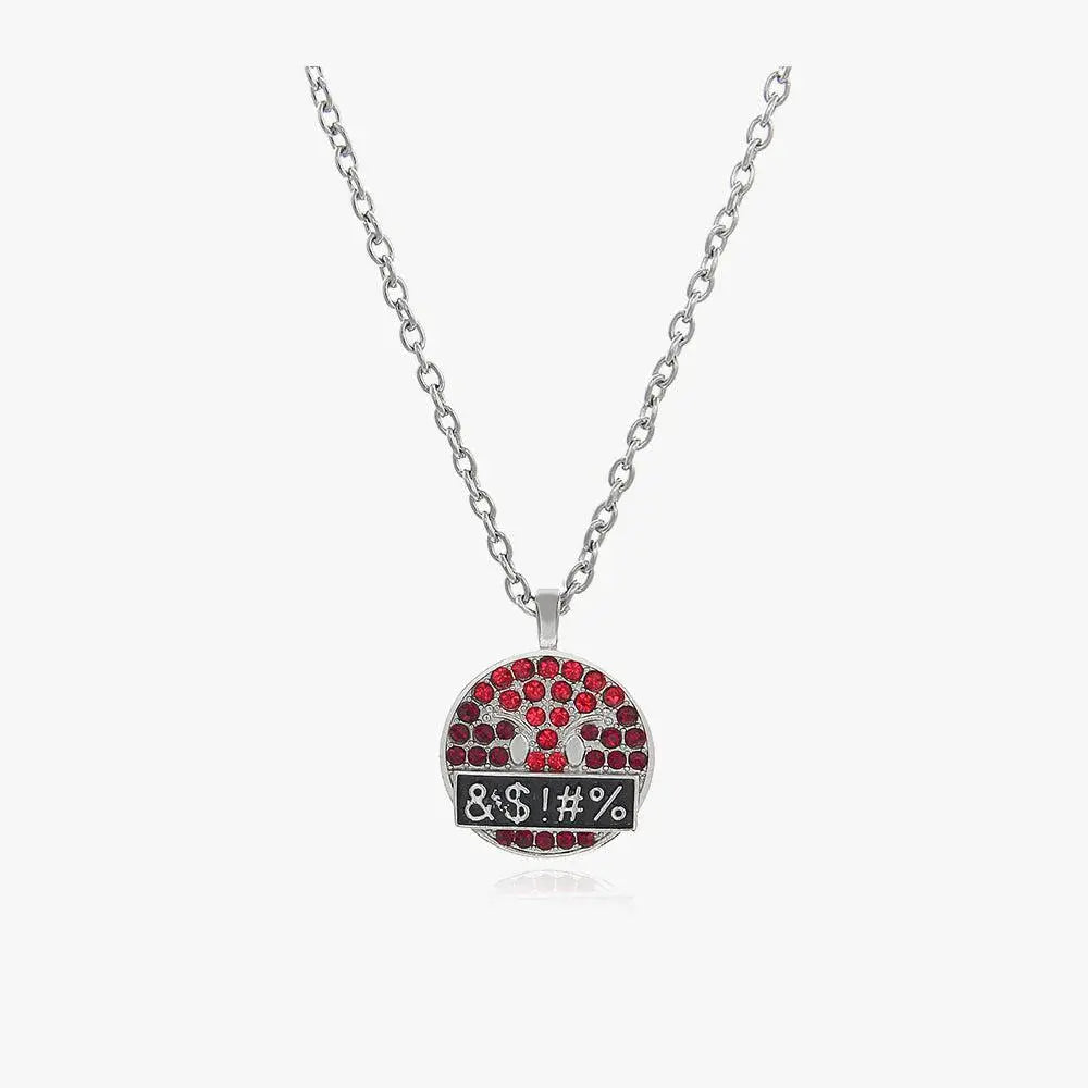 Colorful Zircon Smiley Necklace ArtsKoreanMan