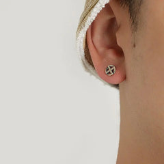 Cross Lucky Earrings ArtsKoreanMan