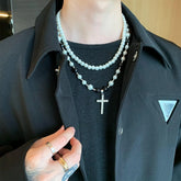 Cross Pendant Clavicle Chain ArtsKoreanMan