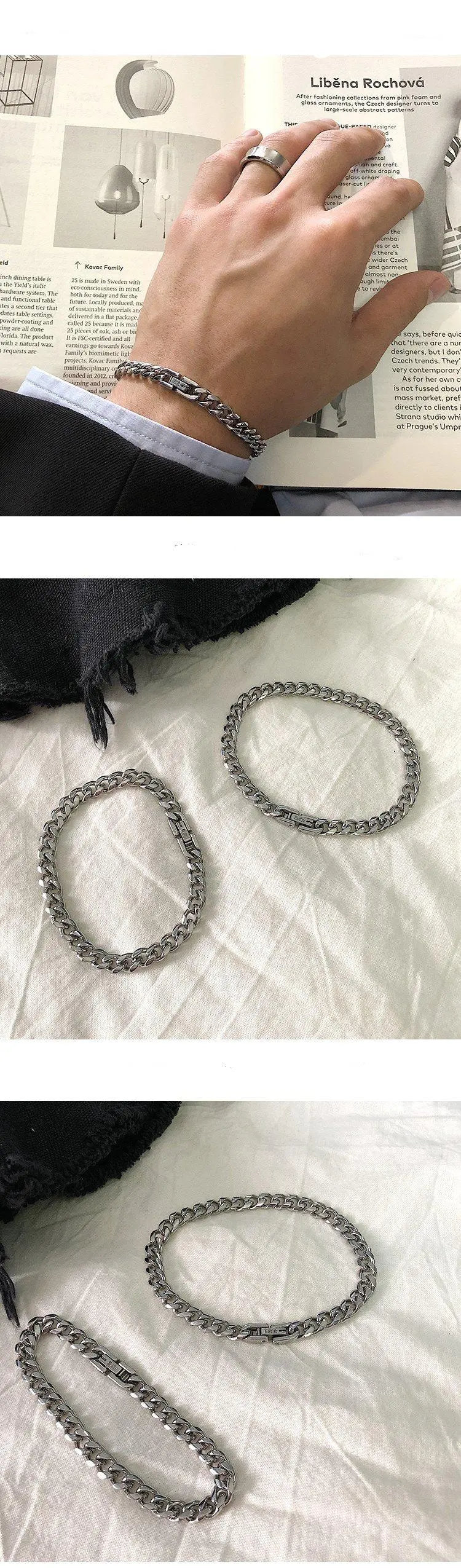 Cuban Chain Bracelet ArtsKoreanMan