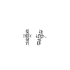 Diamond Cross Stud Earrings ArtsKoreanMan