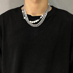 Diamond Cuban Chain Necklace ArtsKoreanMan