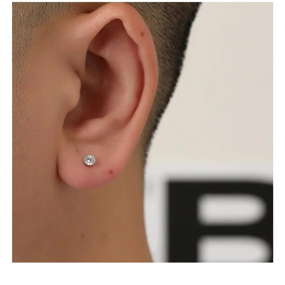 Diamond Stud Earrings ArtsKoreanMan