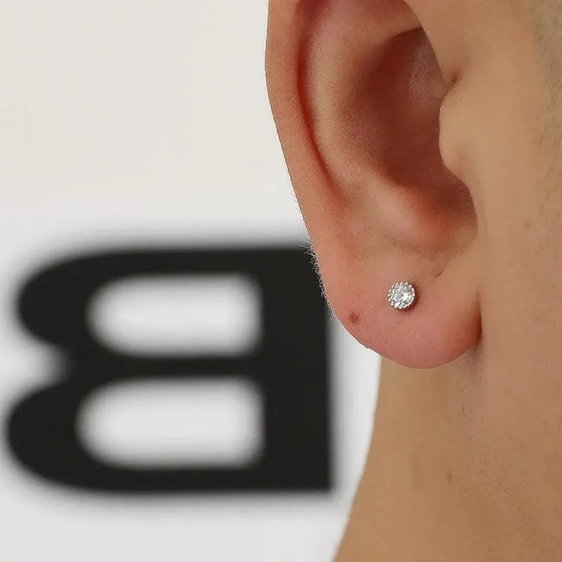 Diamond Stud Earrings ArtsKoreanMan