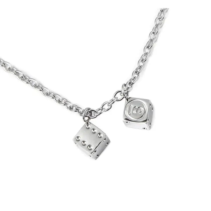 Dice Pendant Necklace ArtsKoreanMan