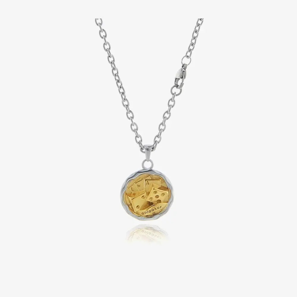 Dice Poker Coin Necklace ArtsKoreanMan