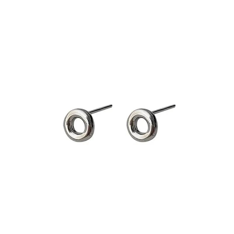Donut Shape Ear Studs ArtsKoreanMan