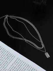 Double Cuban Chain Necklace ArtsKoreanMan