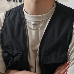 Double Layer Chain Necklace ArtsKoreanMan