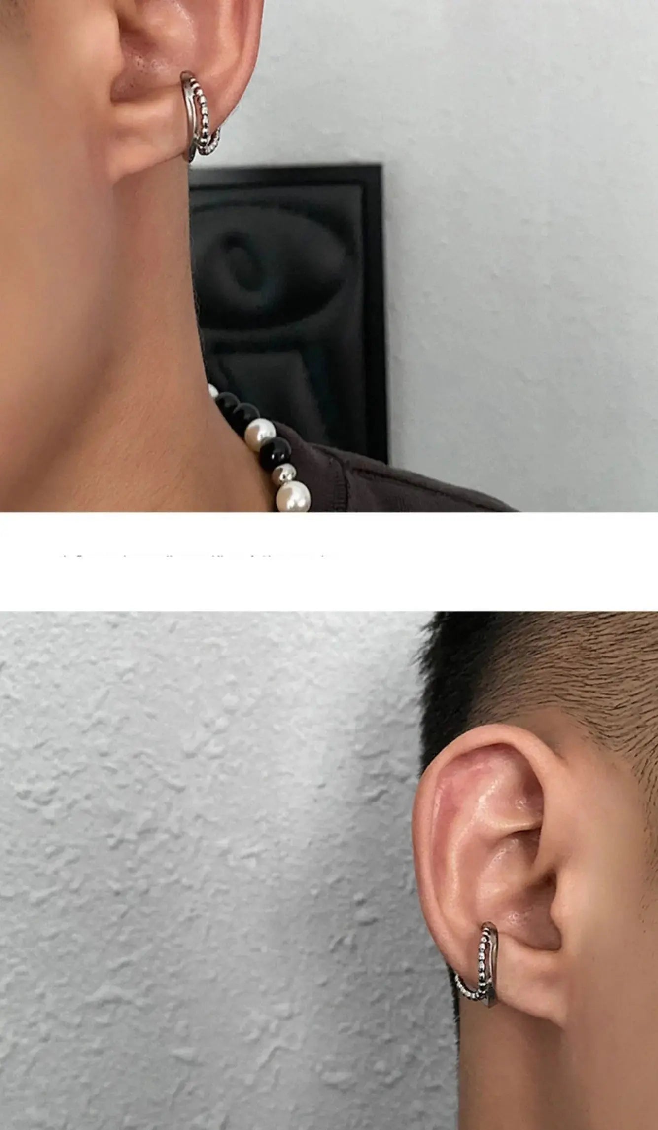 Double Layer Ear Clip ArtsKoreanMan