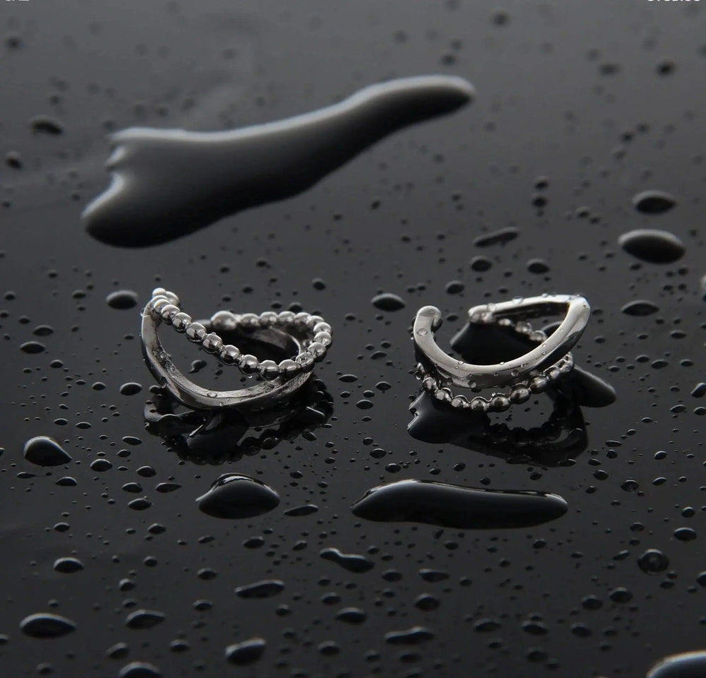 Double Layer Ear Clip ArtsKoreanMan