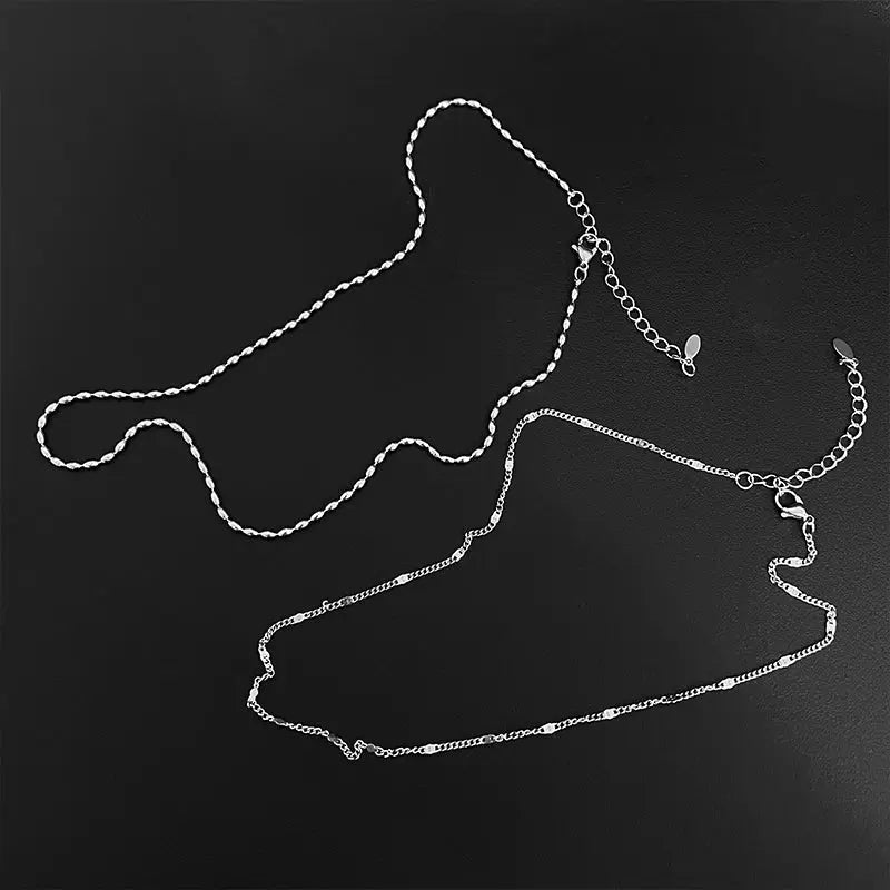 Double Layered Beads Necklace ArtsKoreanMan