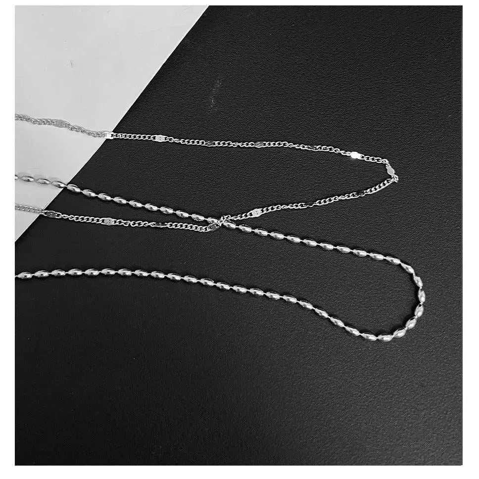 Double Layered Beads Necklace ArtsKoreanMan
