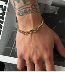 Double-Layer Titanium Bracelet ArtsKoreanMan