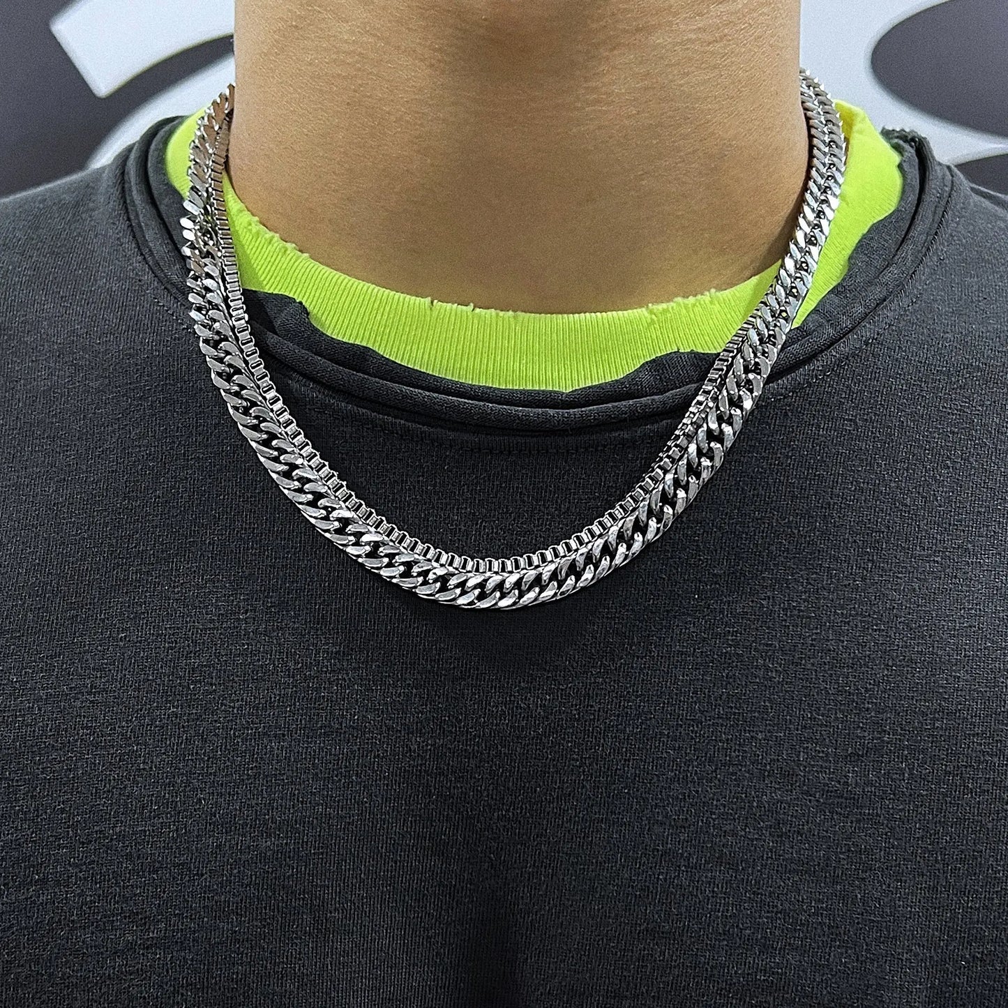 Double Layered Cuban Link Chain ArtsKoreanMan