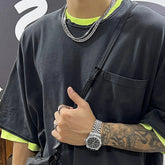 Double Layered Cuban Link Chain ArtsKoreanMan