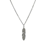 Feather Shape Pendant Necklace ArtsKoreanMan