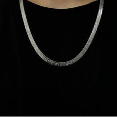 Flat Herringbone Necklace ArtsKoreanMan