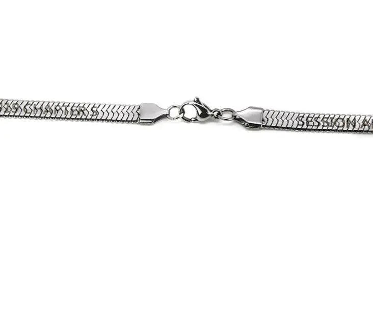Flat Herringbone Necklace ArtsKoreanMan