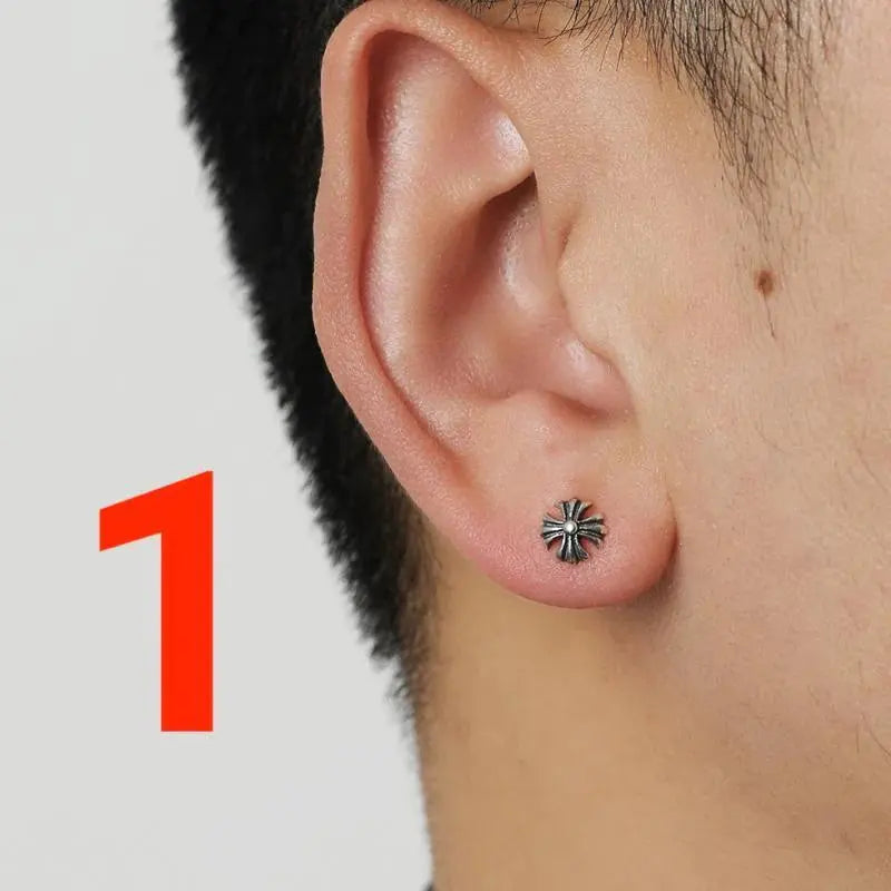 Flower Design Earrings ArtsKoreanMan