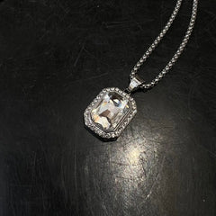 Gemstone Pendant Necklace ArtsKoreanMan