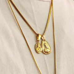 Goddess Cross Necklace ArtsKoreanMan