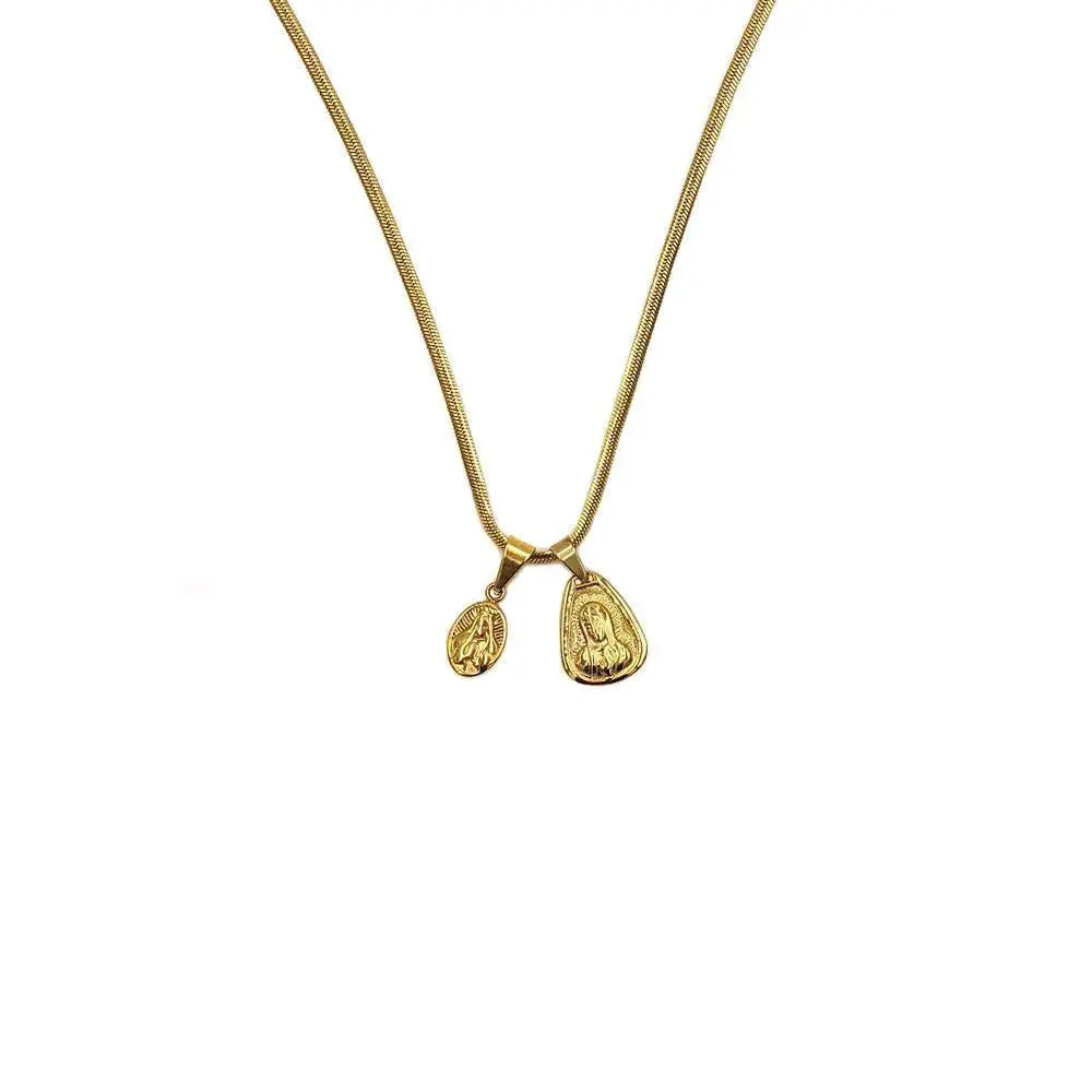 Goddess Cross Necklace ArtsKoreanMan