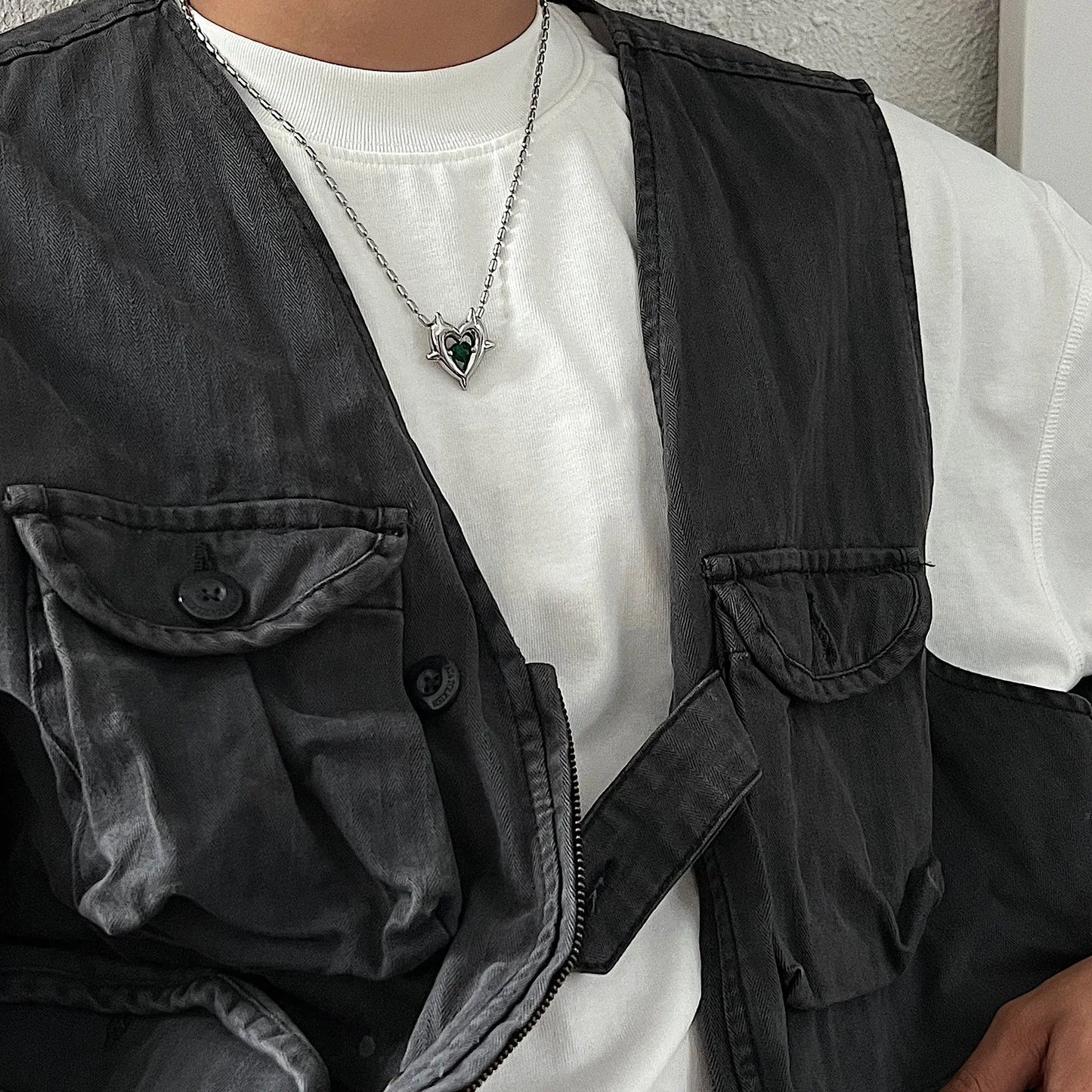 Heart Pendant Necklaces ArtsKoreanMan