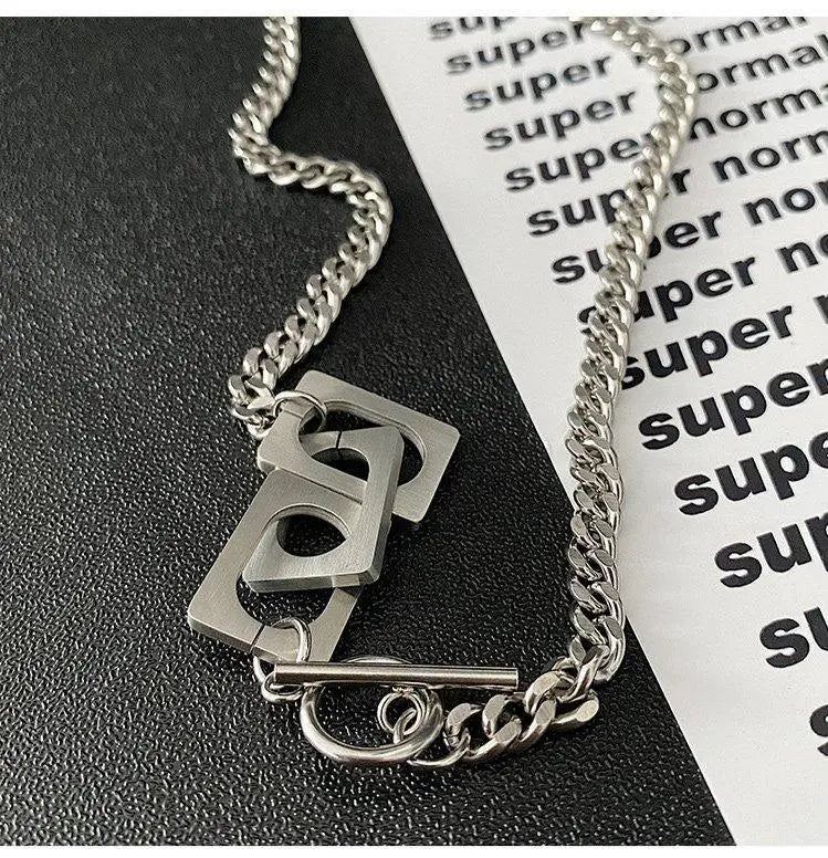 Hip Hop Ot Buckle Choker ArtsKoreanMan