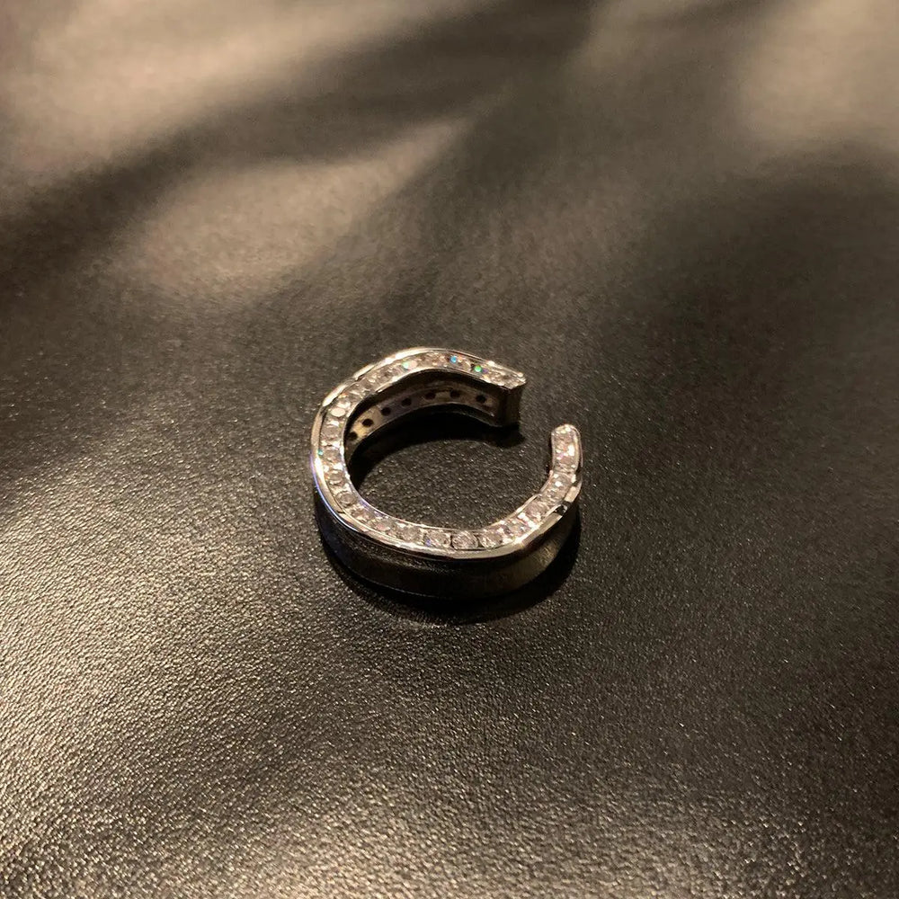 Irregular Glossy Open Ring ArtsKoreanMan