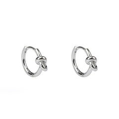 Knotted Hoop Earrings ArtsKoreanMan